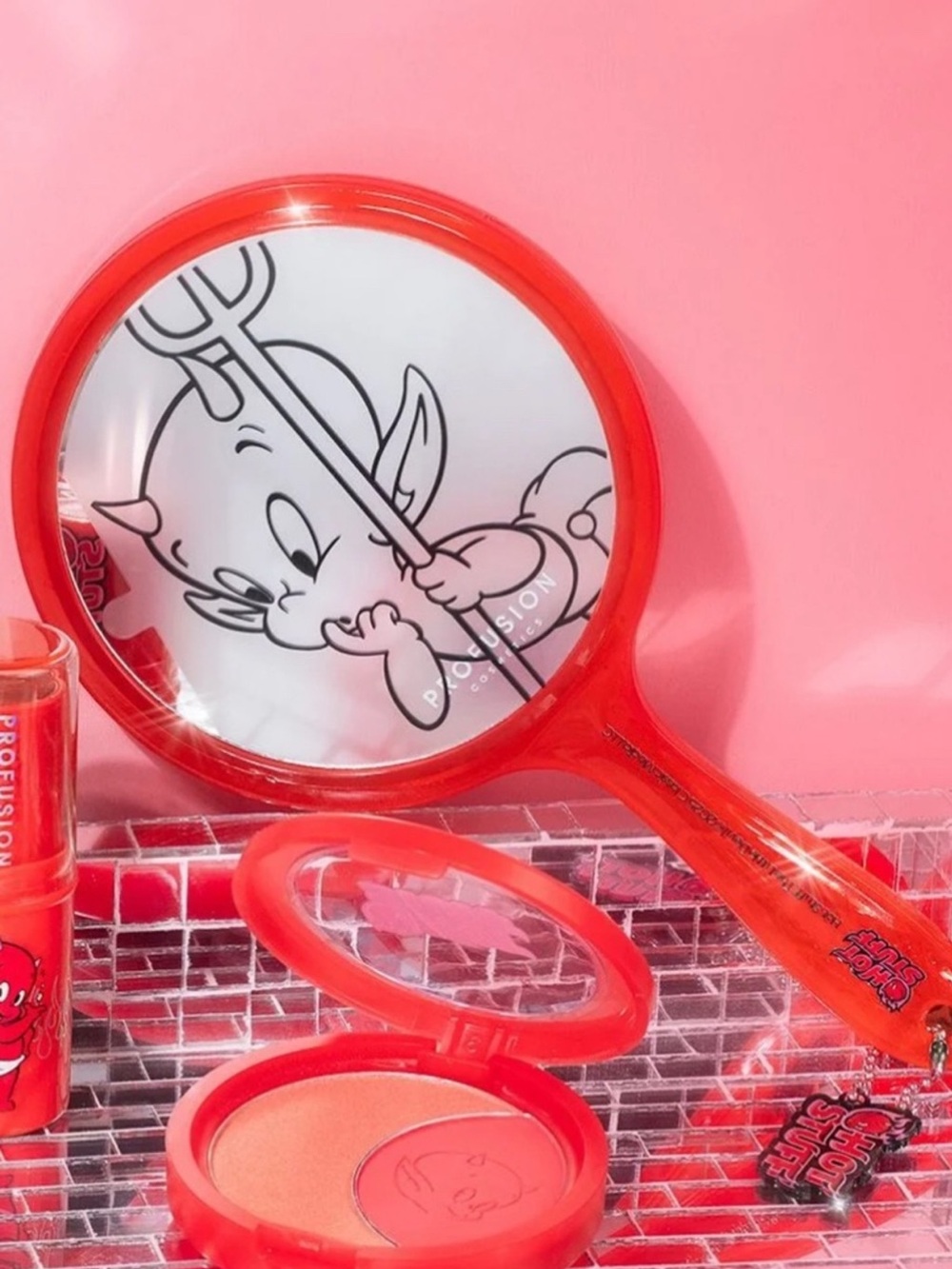Hot Stuff The Little Devil Double Sided Handheld Mirror - Limited Edition NEW